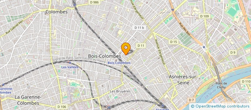 localisation de l'entreprise TDSTIM à BOIS-COLOMBES