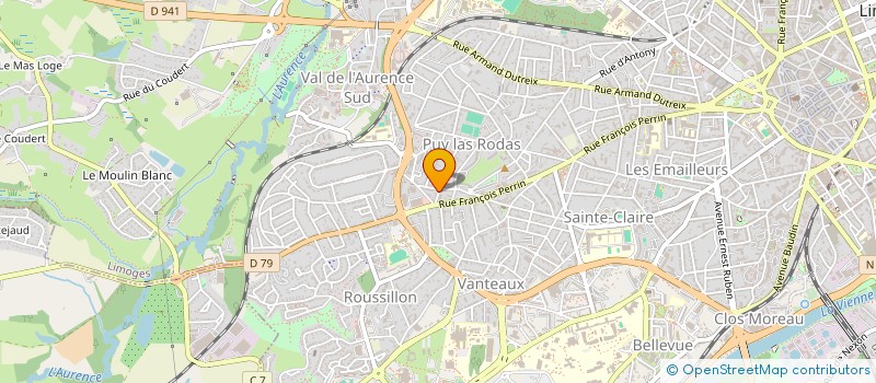 localisation de l'entreprise TDT IMMOBILIER à LIMOGES