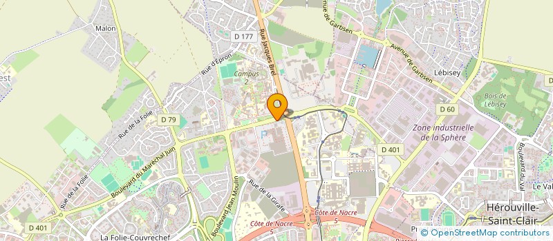 localisation de l'entreprise TDTRR à CAEN