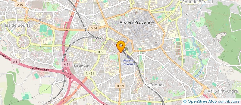 localisation de l'entreprise TDU à AIX-EN-PROVENCE