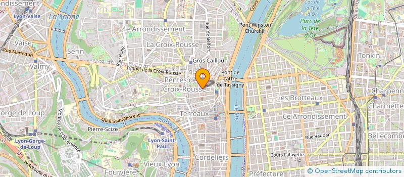 localisation de l'entreprise TDV  LYON