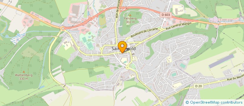 localisation de l'entreprise TDV DIFFUSION à SAINT-AVOLD