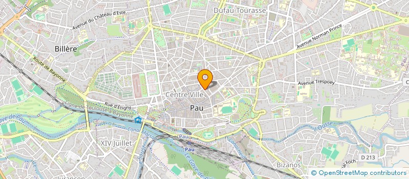 localisation de l'entreprise TDV PAU à PAU