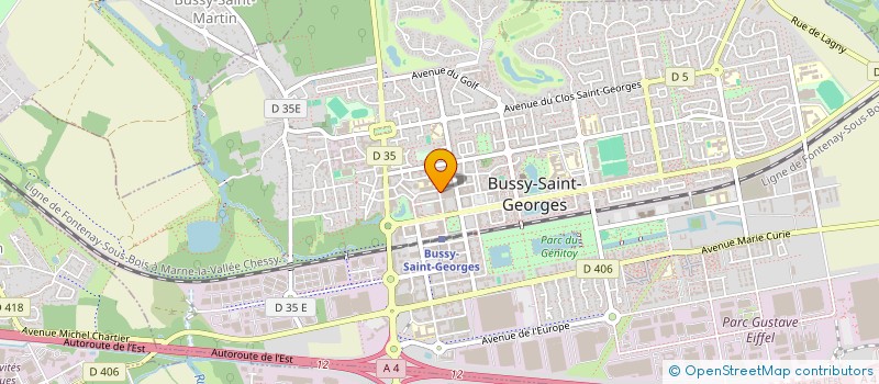 localisation de l'entreprise TDW GROUP  BUSSY-SAINT-GEORGES