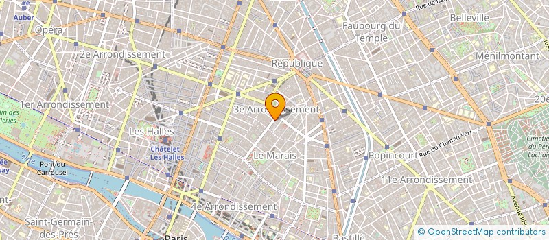 localisation de l'entreprise TDX à PARIS