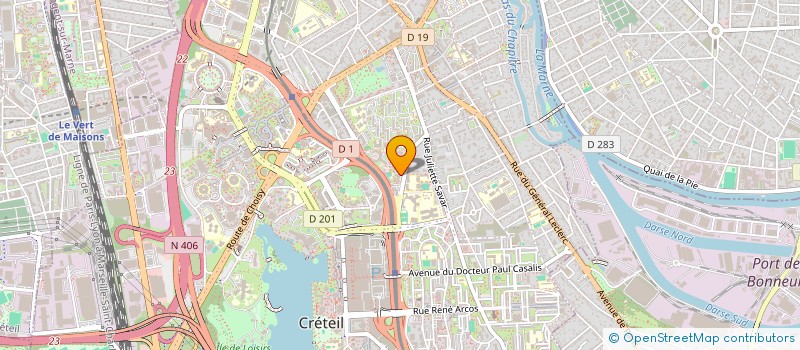 localisation de l'entreprise TDX  CRETEIL