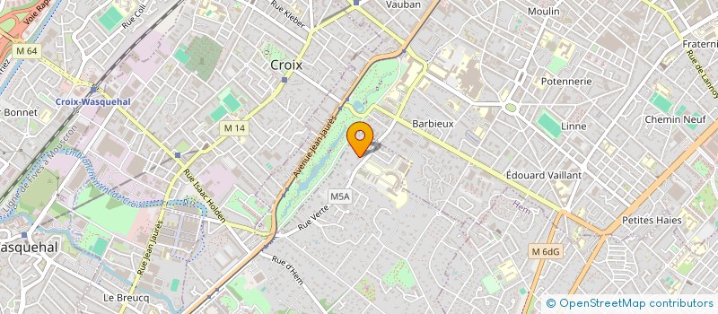 localisation de l'entreprise TDX - MAINVISION  CROIX