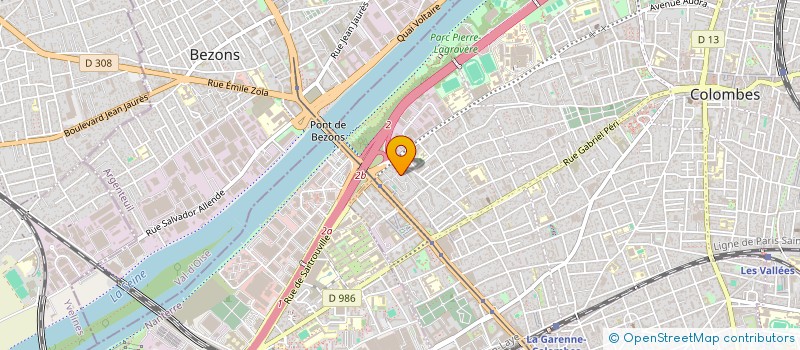 localisation de l'entreprise TDY IMMO à COLOMBES