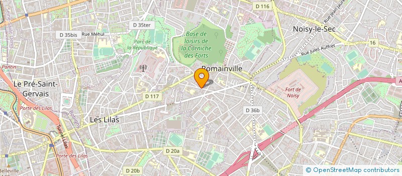 localisation de l'entreprise TE CAFE à ROMAINVILLE