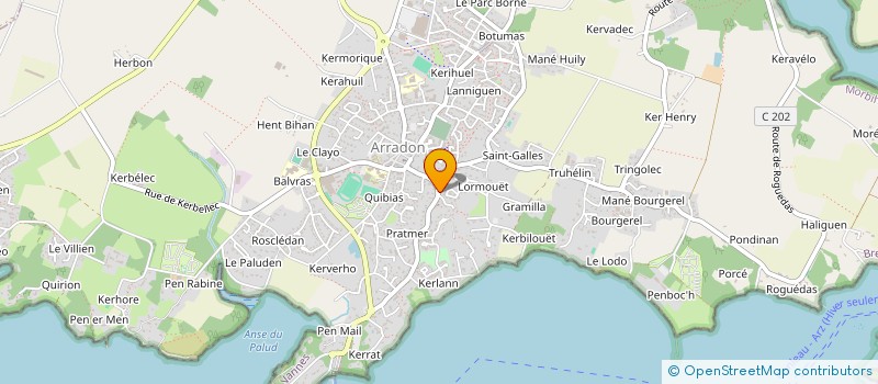 localisation de l'entreprise TE CAP CONSULT  ARRADON