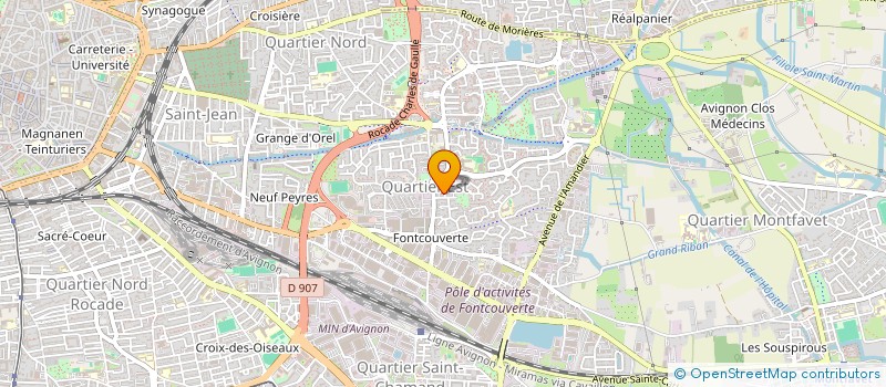 localisation de l'entreprise TE EXPRESS à AVIGNON