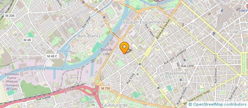 localisation de l'entreprise TE HUUR à LILLE
