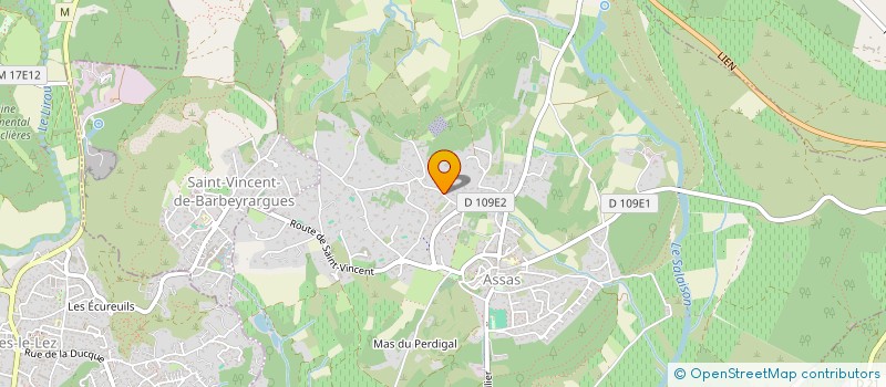 localisation de l'entreprise TE INVESTMENT  ASSAS