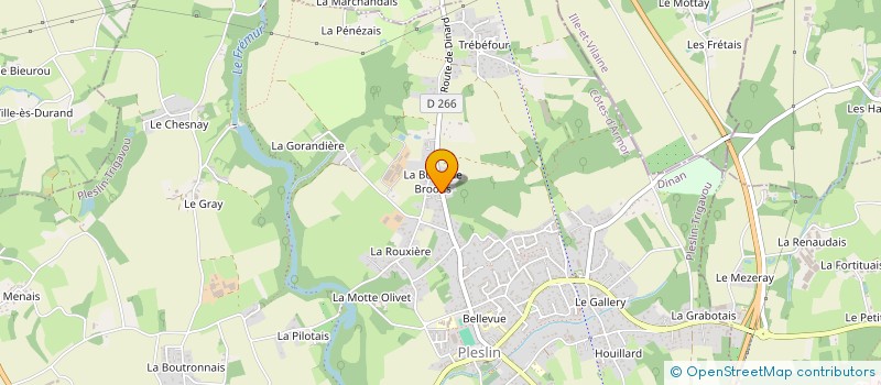 localisation de l'entreprise TE ORI FENUA  PLESLIN-TRIGAVOU