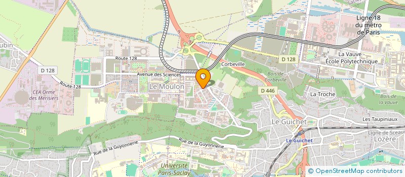 localisation de l'entreprise TE-OX à ORSAY