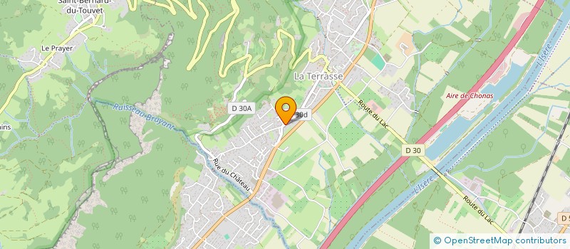 localisation de l'entreprise TE2AM  LA TERRASSE