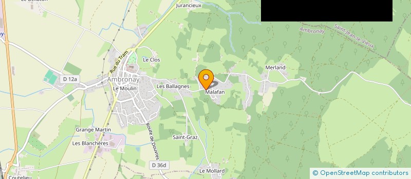 localisation de l'entreprise TE2C à AMBRONAY