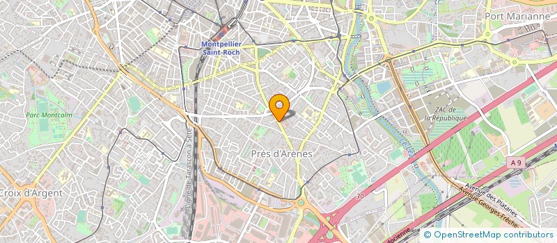 localisation de l'entreprise TEA à MONTPELLIER