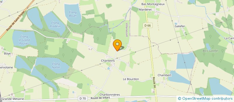 localisation de l'entreprise TEA  VILLENEUVE