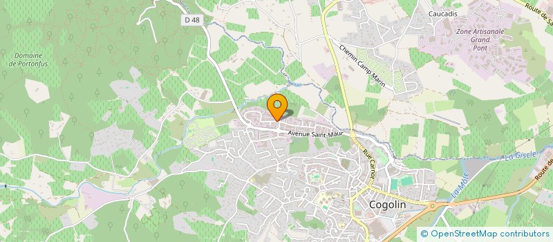 localisation de l'entreprise TEA  COGOLIN