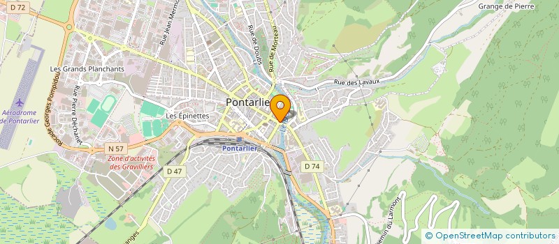 localisation de l'entreprise TEA AND COFFEE SHOP à PONTARLIER