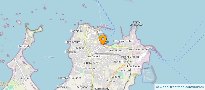 localisation de l'entreprise TEA BRAO à ROSCOFF