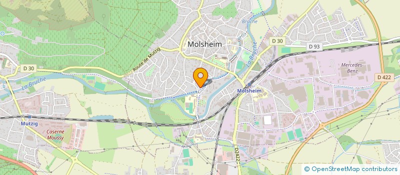 localisation de l'entreprise TEA DISTRIBUTION  MOLSHEIM