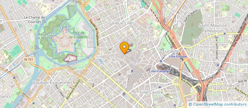 localisation de l'entreprise TEA DUP  LILLE