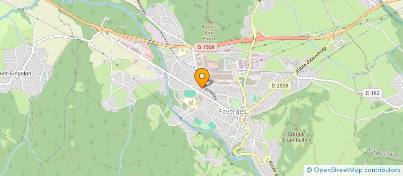 localisation de l'entreprise TEA HARMONY à FAVERGES-SEYTHENEX