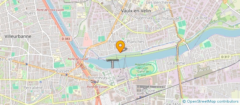 localisation de l'entreprise TEA INVEST  VAULX-EN-VELIN