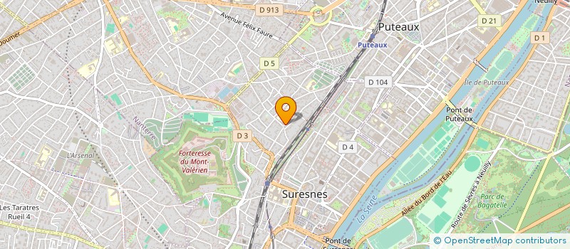localisation de l'entreprise TEA O' CLOCK à SURESNES