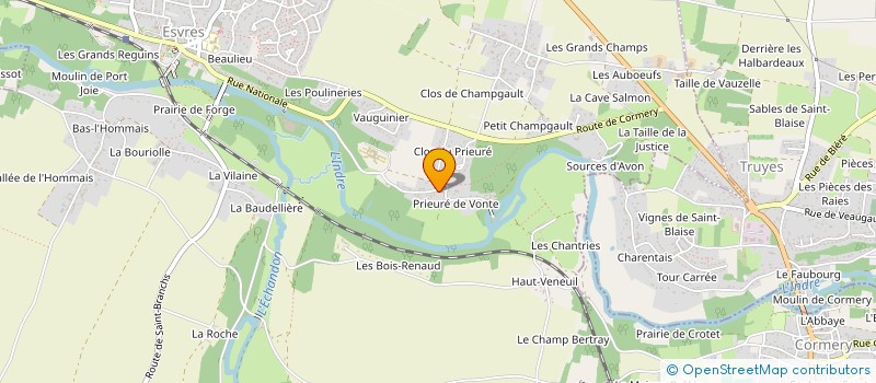 localisation de l'entreprise TEAAM  ESVRES