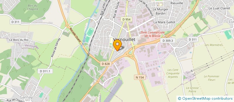 localisation de l'entreprise TEACH DATA à DREUX