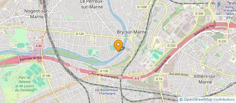 localisation de l'entreprise TEAD à LE PERREUX-SUR-MARNE