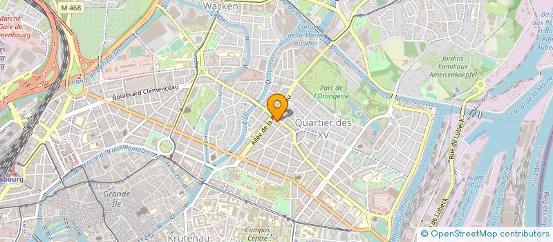 localisation de l'entreprise TEAK GARDEN à STRASBOURG