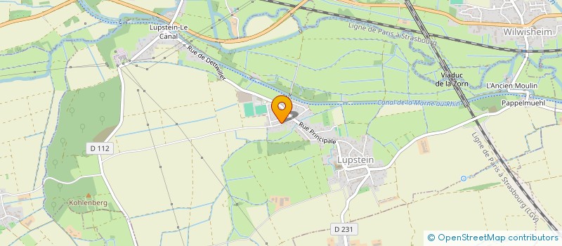 localisation de l'entreprise TEAKEASY  LUPSTEIN