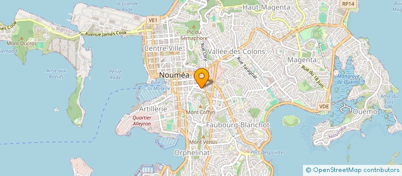localisation de l'entreprise TEALFORGE à NOUMEA