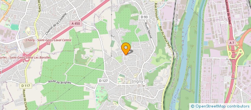 localisation de l'entreprise TEALWOOD VISTA  IRIGNY