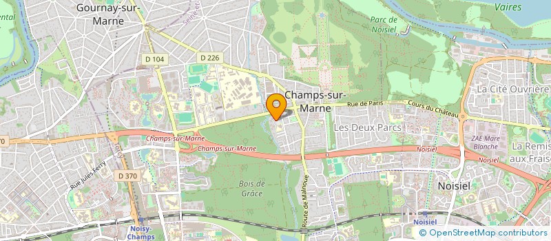 localisation de l'entreprise TEALYNE  CHAMPS-SUR-MARNE