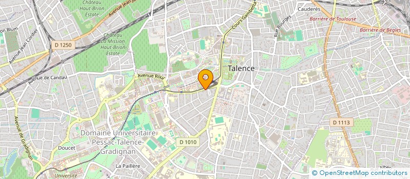 localisation de l'entreprise TEAM 128  TALENCE