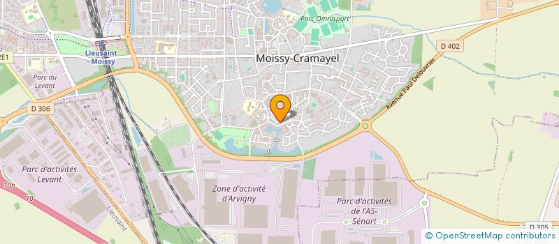 localisation de l'entreprise TEAM 18 à MOISSY-CRAMAYEL