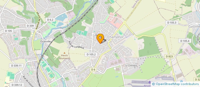 localisation de l'entreprise TEAM 2 à CHAMPHOL