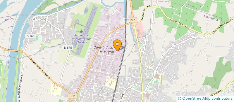 localisation de l'entreprise TEAM 26 à MONTELIMAR