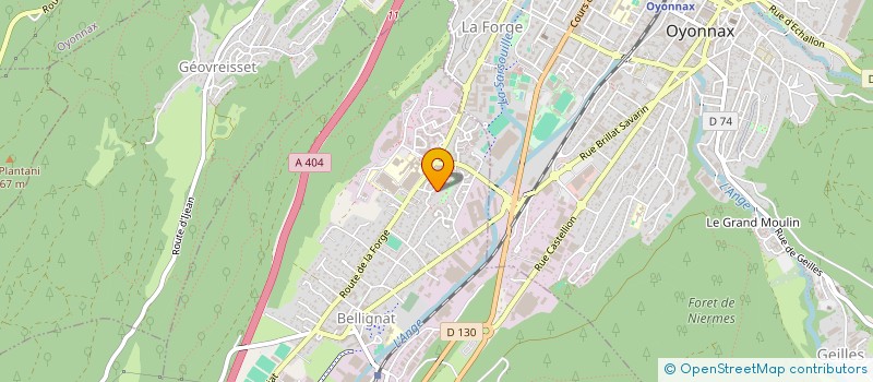localisation de l'entreprise TEAM 26 à BELLIGNAT