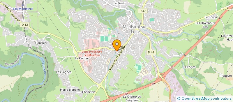 localisation de l'entreprise TEAM 279 à MONISTROL-SUR-LOIRE