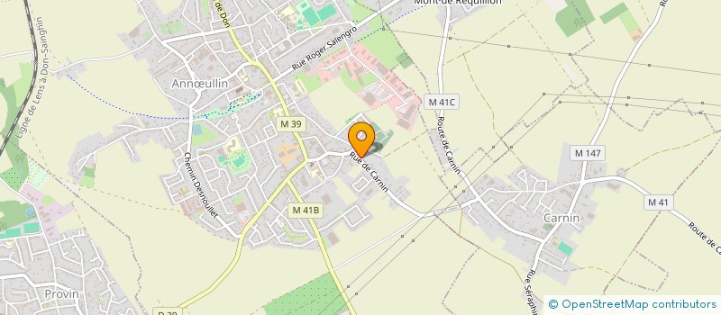 localisation de l'entreprise TEAM 2M  ANNULLIN