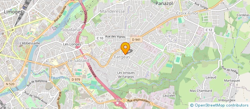 localisation de l'entreprise TEAM 3 à PANAZOL