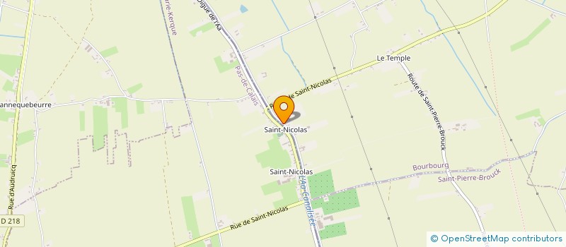 localisation de l'entreprise TEAM 3 D  BOURBOURG