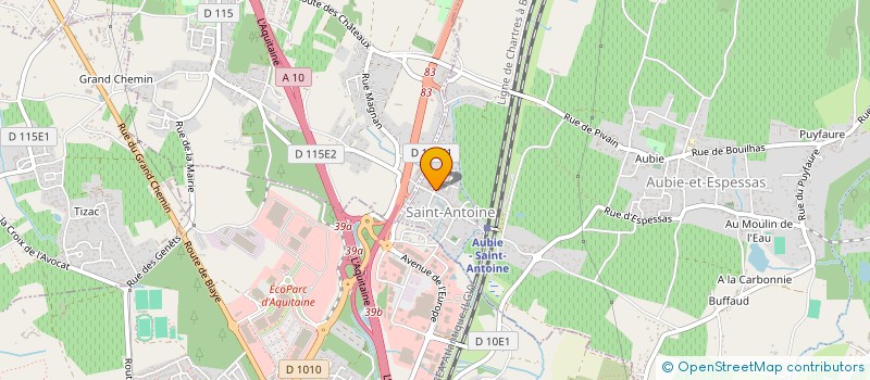 localisation de l'entreprise TEAM 33 MUAY THAI  VAL DE VIRVEE