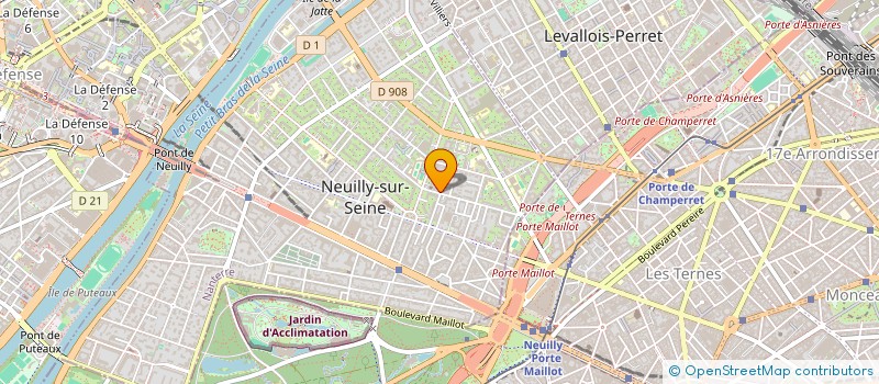 localisation de l'entreprise TEAM 34 à NEUILLY-SUR-SEINE